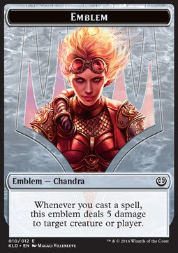 Chandra, Torch of Defiance Emblem⁣ - Kaladesh⁣ (Token)⁣ [T10]
