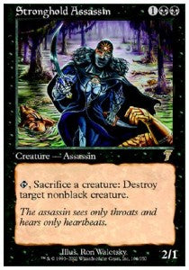 Stronghold Assassin⁣ - Seventh Edition⁣ (Rare)⁣ [166]