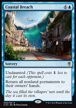 Coastal Breach⁣ - Commander 2016⁣ (Rare)⁣ [6]