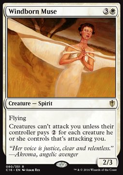 Windborn Muse - Commander 2016 (Rare) [C16-80]