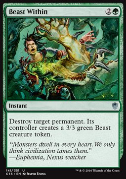 Beast Within⁣ - Commander 2016⁣ (Uncommon)⁣ [141]