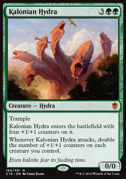 Kalonian Hydra⁣ - Commander 2016⁣ (Mythic)⁣ [154]