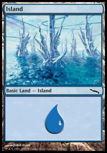 Island (V.4)⁣ - Mirrodin⁣ (Land)⁣ [294]