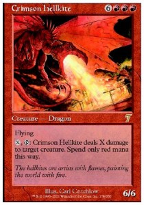 Crimson Hellkite⁣ - Seventh Edition⁣ (Rare)⁣ [178]