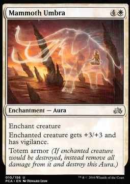 Mammoth Umbra⁣ - Planechase Anthology⁣ (Uncommon)⁣ [10]