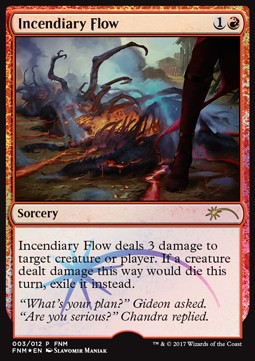 Incendiary Flow⁣ - Friday Night Magic Promos⁣ (Rare)