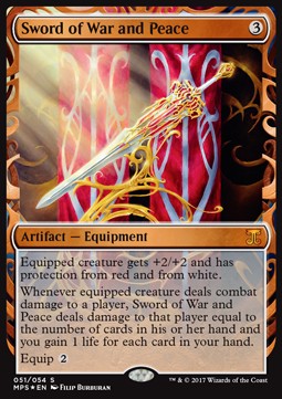 Sword of War and Peace⁣ - Kaladesh Inventions⁣ (Masterpiece)⁣ [51]
