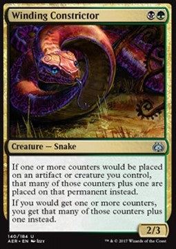Winding Constrictor⁣ - Aether Revolt⁣ (Uncommon)⁣ [140]