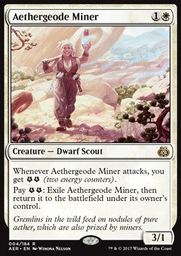 Aethergeode Miner⁣ - Aether Revolt⁣ (Rare)⁣ [4]