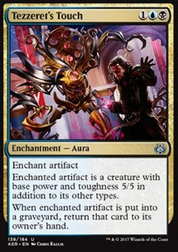 Tezzeret's Touch⁣ - Aether Revolt⁣ (Uncommon)⁣ [138]