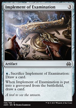 Implement of Examination⁣ - Aether Revolt⁣ (Common)⁣ [156]