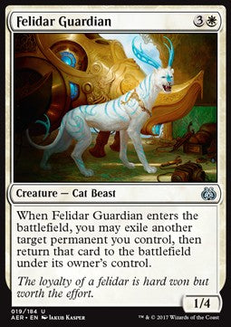 Felidar Guardian⁣ - Aether Revolt⁣ (Uncommon)⁣ [19]