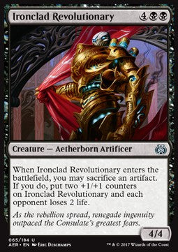 Ironclad Revolutionary⁣ - Aether Revolt⁣ (Uncommon)⁣ [65]