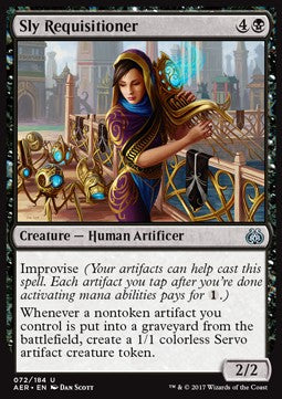 Sly Requisitioner⁣ - Aether Revolt⁣ (Uncommon)⁣ [72]