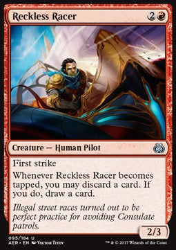 Reckless Racer⁣ - Aether Revolt⁣ (Uncommon)⁣ [95]