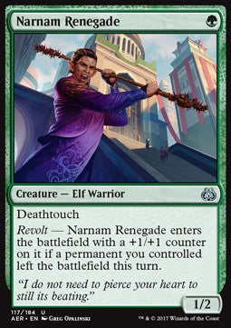 Narnam Renegade⁣ - Aether Revolt⁣ (Uncommon)⁣ [117]
