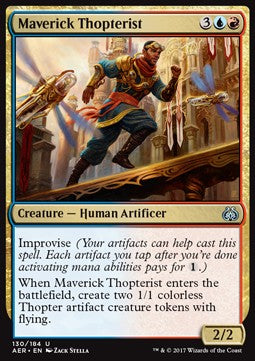 Maverick Thopterist⁣ - Aether Revolt⁣ (Uncommon)⁣ [130]