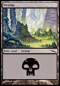 Swamp (V.1)⁣ - Mirrodin⁣ (Land)⁣ [295]