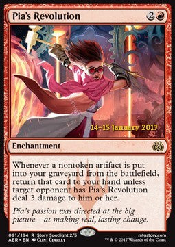 Pia's Revolution⁣ - Aether Revolt: Promos⁣ (Rare)⁣ [91]