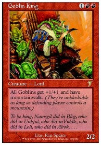 Goblin King⁣ - Seventh Edition⁣ (Rare)⁣ [190]