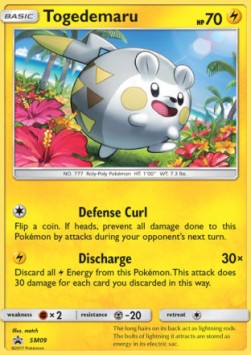 Togedemaru⁣ - SM Black Star Promos⁣ (Promo)⁣ [09]