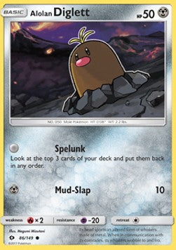 Alolan Diglett⁣ - Sun & Moon⁣ (Common)⁣ [86]