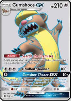 Gumshoos GX⁣ - Sun & Moon⁣ (Ultra Rare)⁣ [145]