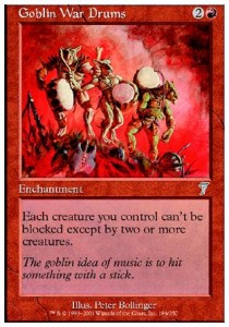 Goblin War Drums⁣ - Seventh Edition⁣ (Uncommon)⁣ [194]