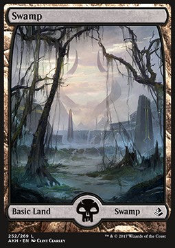 Swamp (V.1)⁣ - Amonkhet⁣ (Land)⁣ [252]