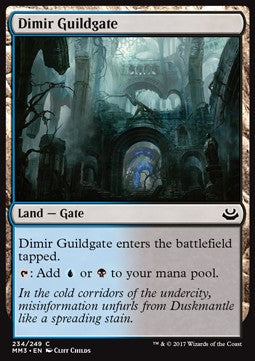 Dimir Guildgate⁣ - Modern Masters 2017⁣ (Common)⁣ [234]