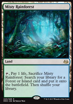 Misty Rainforest⁣ - Modern Masters 2017⁣ (Rare)⁣ [240]