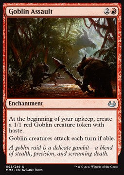 Goblin Assault⁣ - Modern Masters 2017⁣ (Uncommon)⁣ [95]