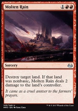 Molten Rain⁣ - Modern Masters 2017⁣ (Uncommon)⁣ [103]