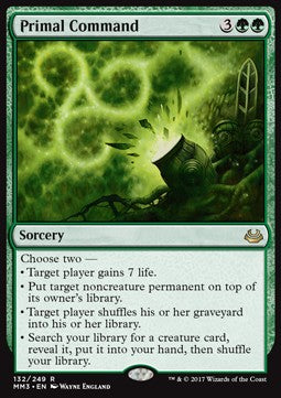 Primal Command⁣ - Modern Masters 2017⁣ (Rare)⁣ [132]