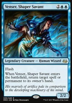 Venser, Shaper Savant⁣ - Modern Masters 2017⁣ (Rare)⁣ [55]