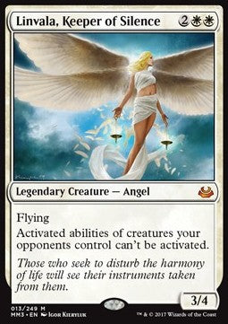 Linvala, Keeper of Silence⁣ - Modern Masters 2017⁣ (Mythic)⁣ [13]