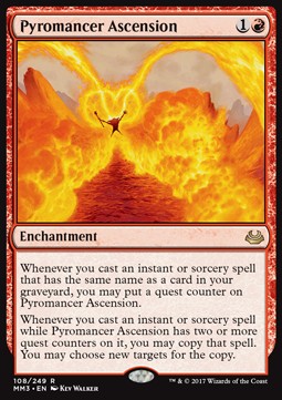 Pyromancer Ascension⁣ - Modern Masters 2017⁣ (Rare)⁣ [108]