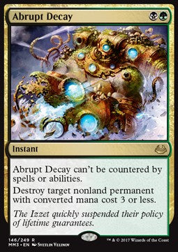 Abrupt Decay⁣ - Modern Masters 2017⁣ (Rare)⁣ [146]