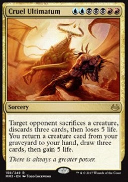 Cruel Ultimatum⁣ - Modern Masters 2017⁣ (Rare)⁣ [158]