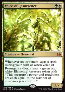 Voice of Resurgence⁣ - Modern Masters 2017⁣ (Mythic)⁣ [200]