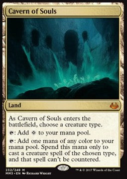 Cavern of Souls⁣ - Modern Masters 2017⁣ (Mythic)⁣ [232]