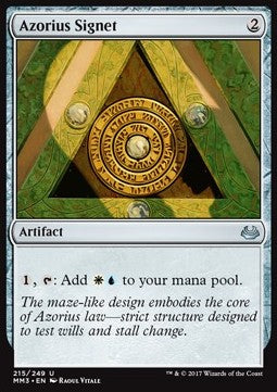 Azorius Signet⁣ - Modern Masters 2017⁣ (Uncommon)⁣ [215]