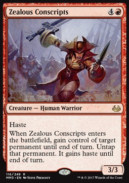 Zealous Conscripts⁣ - Modern Masters 2017⁣ (Rare)⁣ [116]