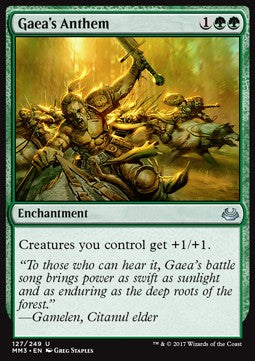 Gaea's Anthem⁣ - Modern Masters 2017⁣ (Uncommon)⁣ [127]
