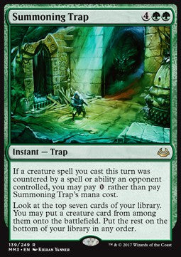 Summoning Trap⁣ - Modern Masters 2017⁣ (Rare)⁣ [139]