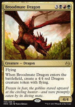 Broodmate Dragon⁣ - Modern Masters 2017⁣ (Rare)⁣ [153]