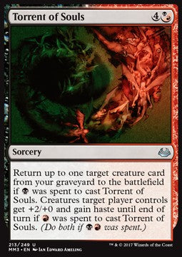 Torrent of Souls⁣ - Modern Masters 2017⁣ (Uncommon)⁣ [213]
