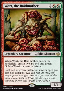 Wort, the Raidmother⁣ - Modern Masters 2017⁣ (Rare)⁣ [214]