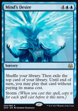 Mind's Desire⁣ - Duel Decks: Mind vs. Might⁣ (Rare)⁣ [4]