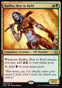 Radha, Heir to Keld⁣ - Duel Decks: Mind vs. Might⁣ (Rare)⁣ [53]
